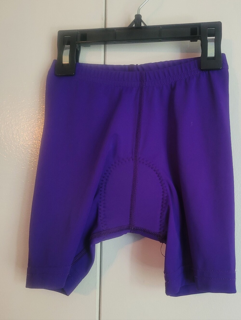6-8 Kids Purple Padded Cycling Shorts - Youth Activewear